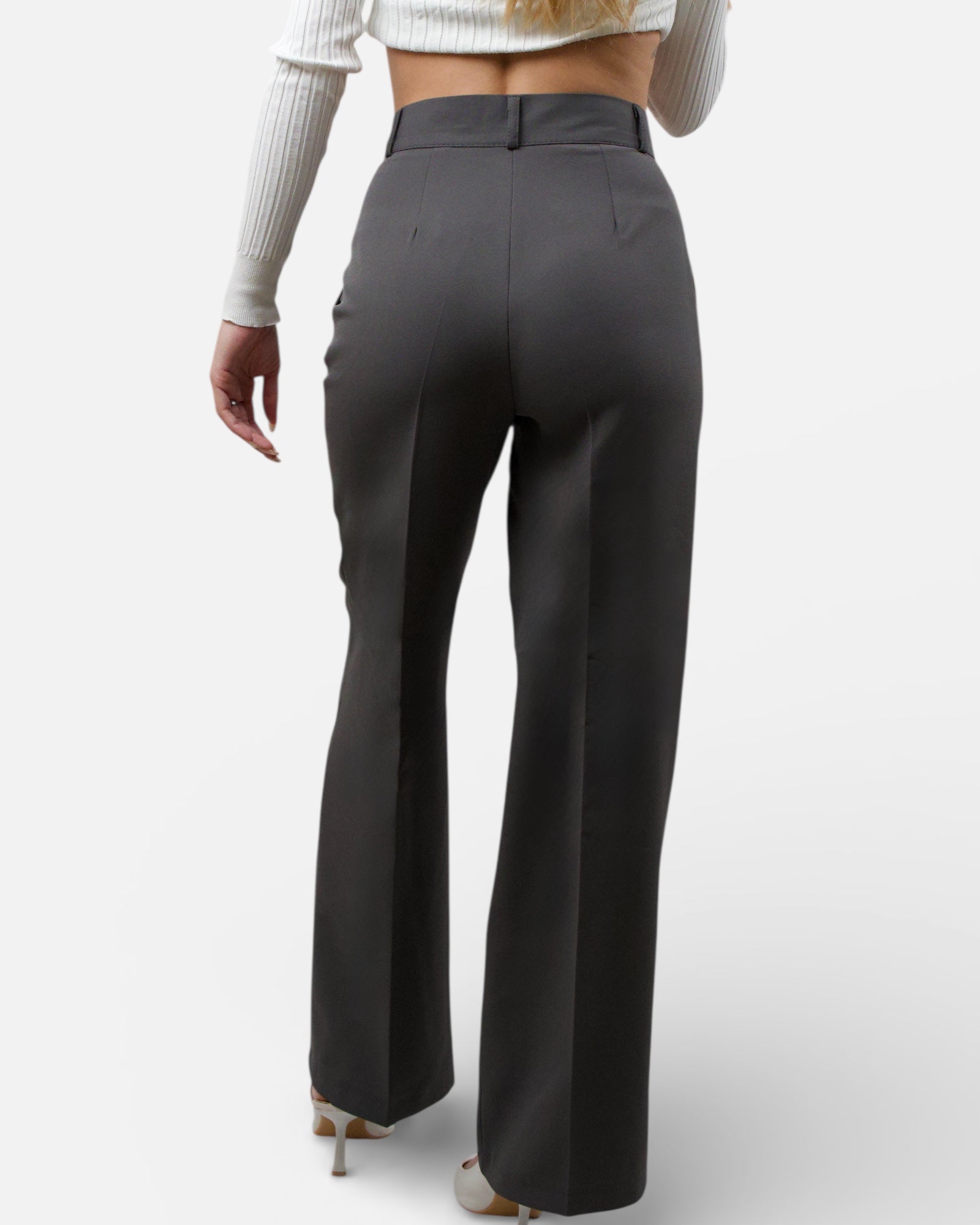 Παντελόνα γραφείου γκρι