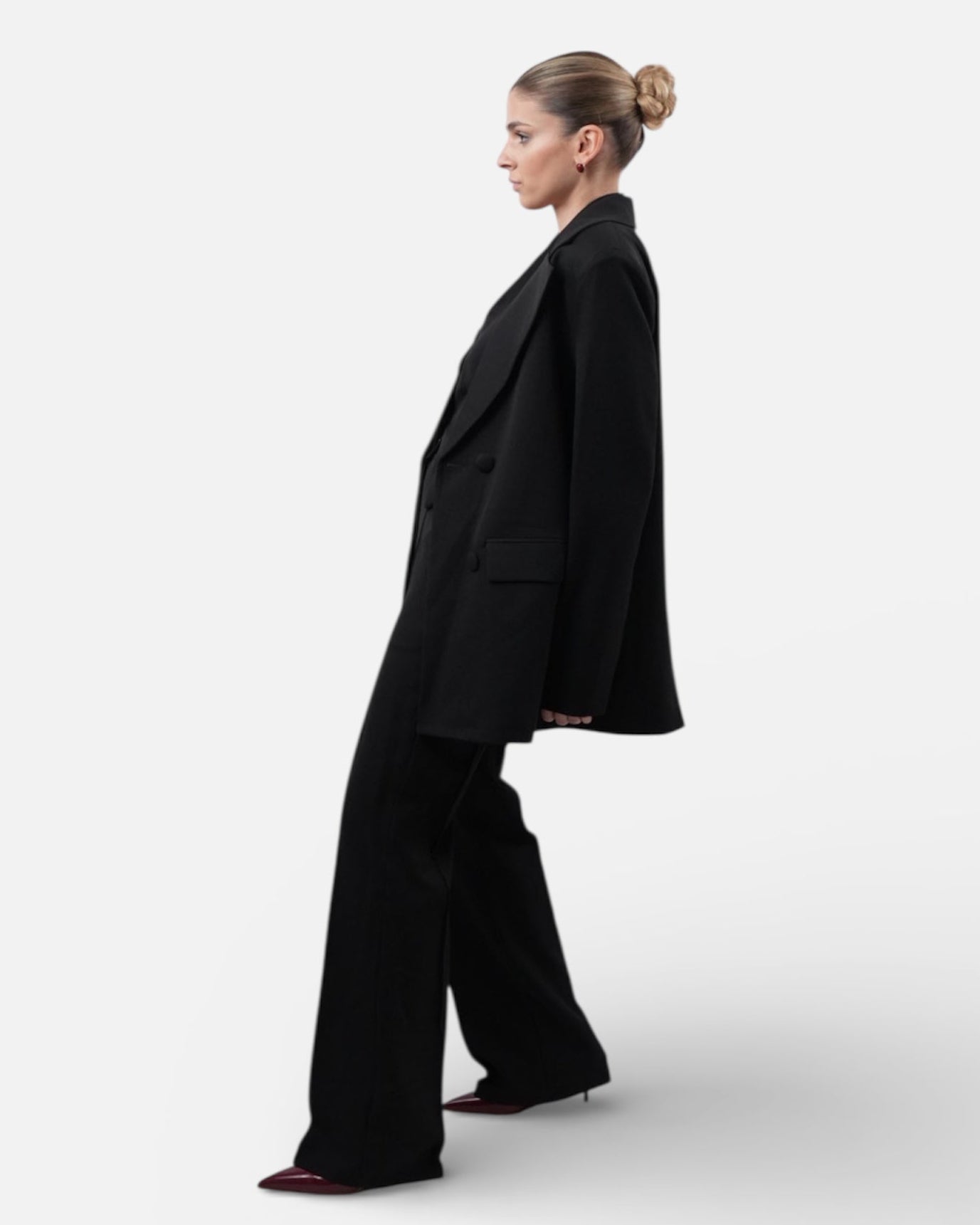 Σετ ταγιέρ, σακάκι και παντελόνα μαύρο