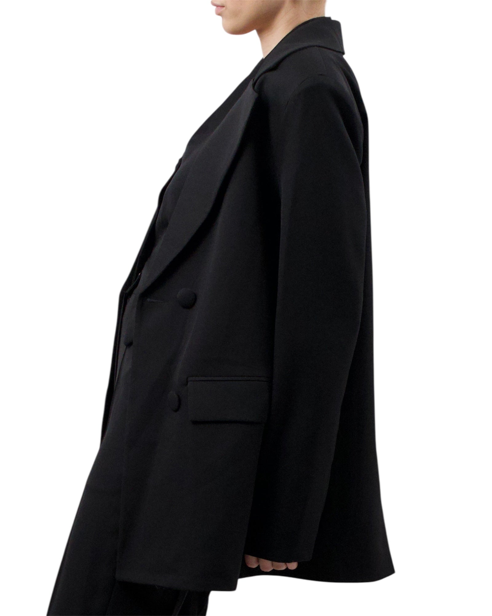 Σετ ταγιέρ, σακάκι και παντελόνα μαύρο