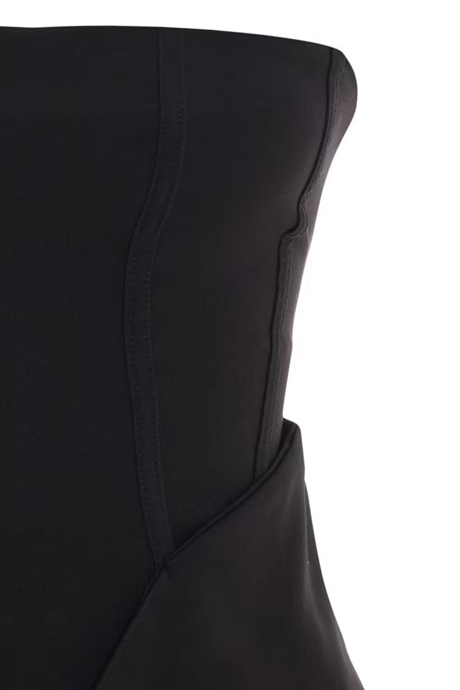 Σετ strapless μπλούζα με φερμουάρ και παντελόνι
